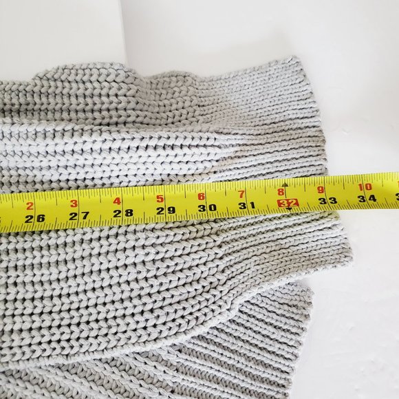 REVOLVE SNDYS. 100% Cotton Grey Chunky Cardigan - Picture 9 of 10